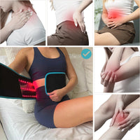 A fényterápiás szalag felhasználási területei: váll-, derék-, has-, könyök- és térdfájdalmak enyhítésére, otthoni regenerálásra, egyszerűen.